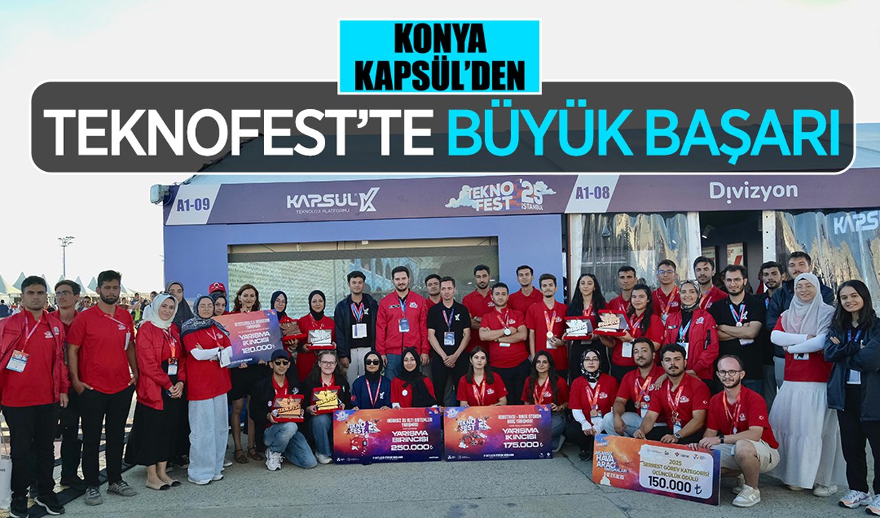 Konya Kapsül’den TEKNOFEST’te büyük başarı
