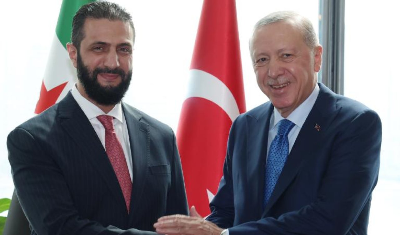Cumhurbaşkanı Erdoğan Suriyeli mevkidaşı Şara ile görüştü