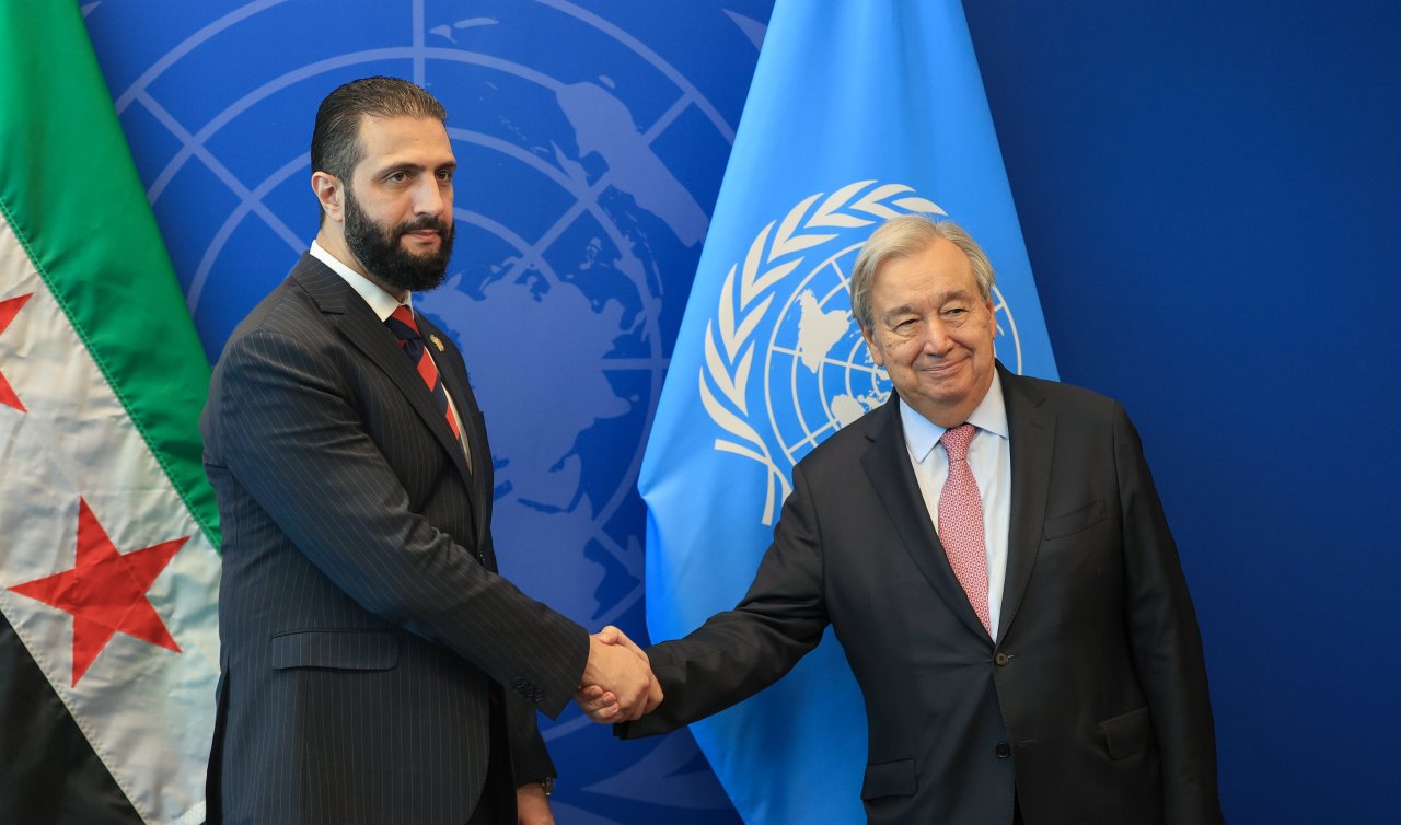 BM Genel Sekreteri Guterres Suriye Cumhurbaşkanı Şara ile görüştü
