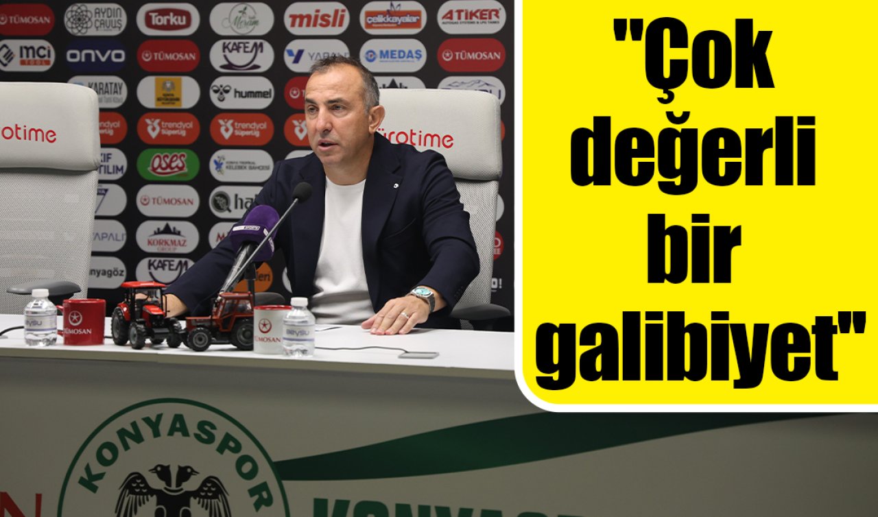  Konyaspor-Başakşehir maçının ardından Recep Uçar konuştu! “Çok değerli bir galibiyet’’