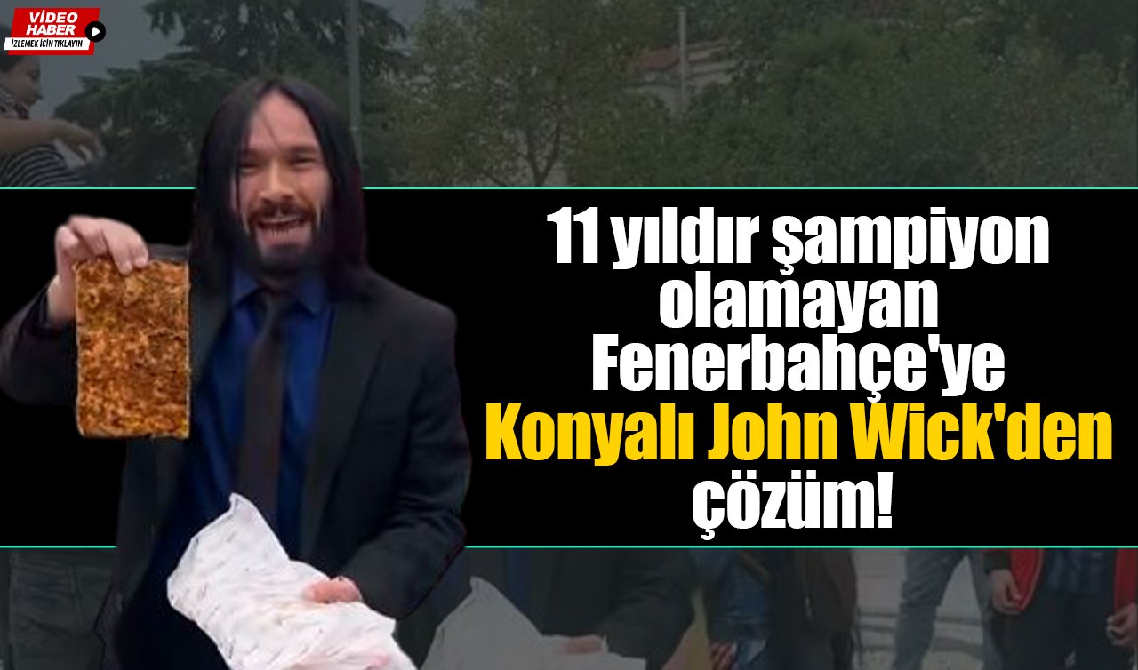 11 yıldır şampiyon olamayan Fenerbahçe’ye Konyalı John Wick’den çözüm! 