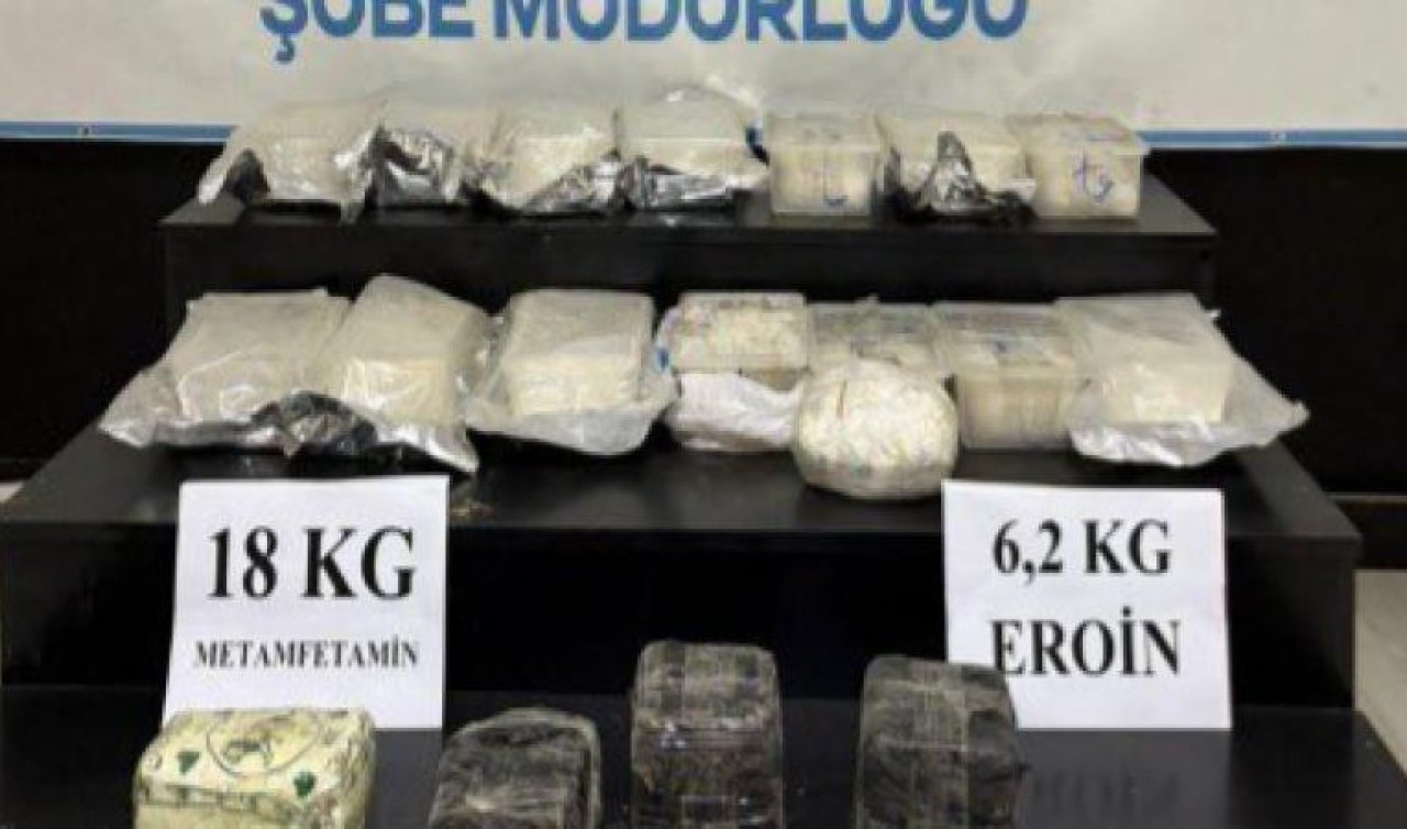 26 kilo 529 gram uyuşturucu ele geçirildi