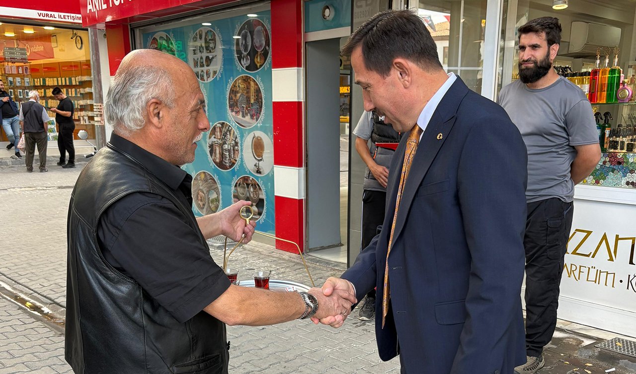 Konya’nın gönül belediyeciliği: Başkan Kılca’dan esnaf ziyareti