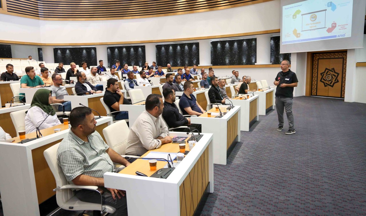 Konya’da 70 kişilik MAK ekibi afet anında profesyonel müdahaleye hazırlanıyor