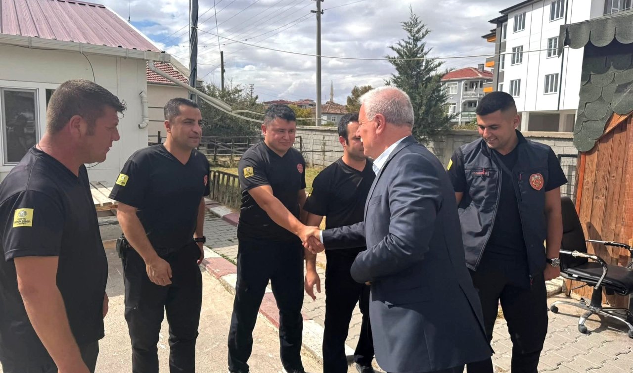 Başkan Sertdemir’den İtfaiye Amirliğine ziyaret