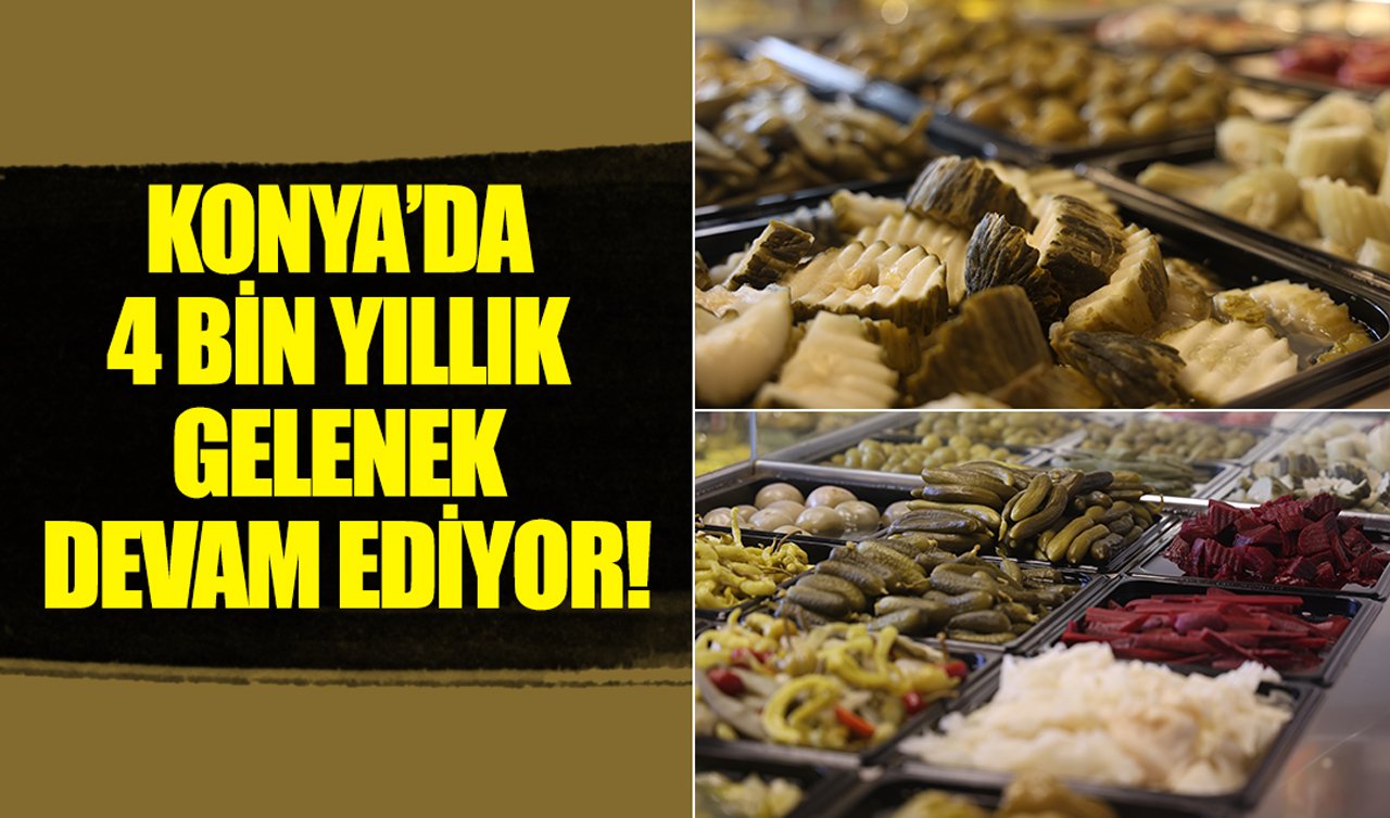 Konya’da 4 bin yıllık gelenek devam ediyor!