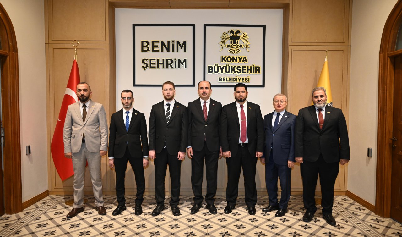UCLG-MEWA kongresi için Konya’ya gelen Suriyeli heyet Başkan Altay’ı ziyaret etti