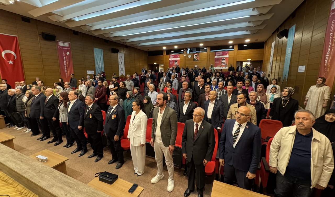 Konya’da şehitlere saygı gecesi düzenlendi