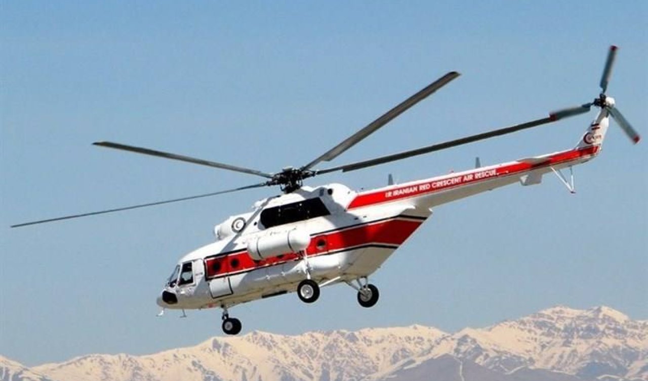  İran’da Kızılay helikopteri düştü: 2 ölü