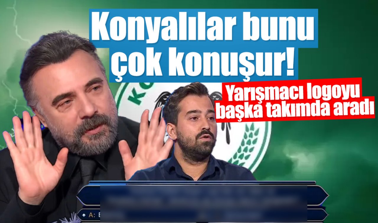 Konyaspor sorusu gündem oldu! Yarışmacı logoyu başka takımda aradı