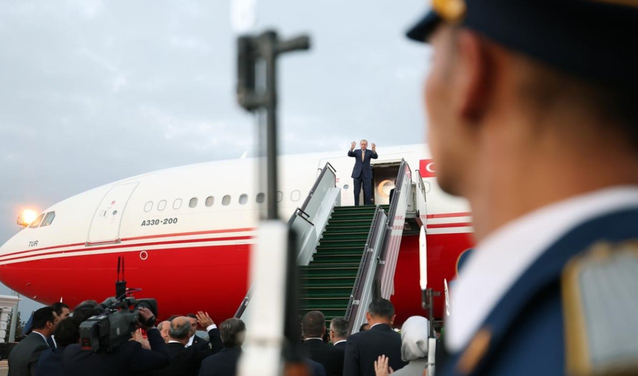 Cumhurbaşkanı Erdoğan Azerbaycan’dan ayrıldı