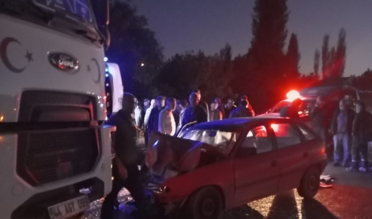 Hafriyat kamyonu ile otomobil çarpıştı: 1 ölü 1 yaralı