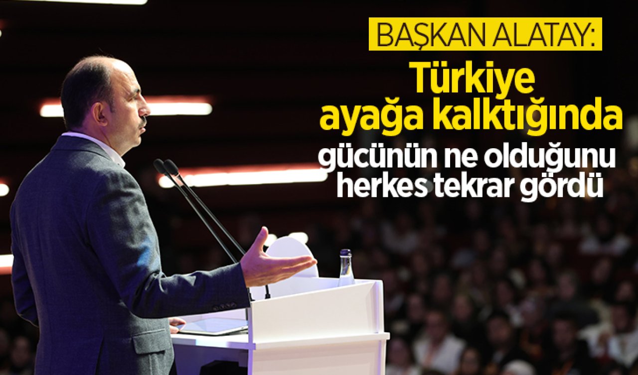 Başkan Altay: Türkiye ayağa kalktığında gücünün ne olduğunu herkes tekrar gördü