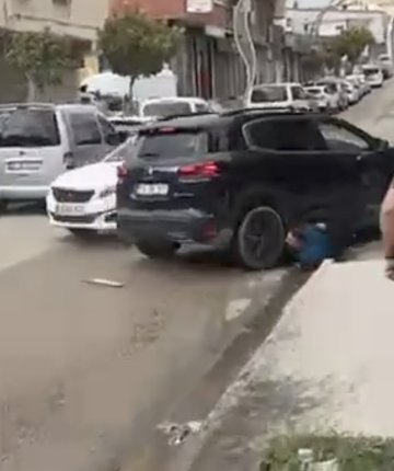Trafikte tartıştığı şahsı aracıyla ezdi!
