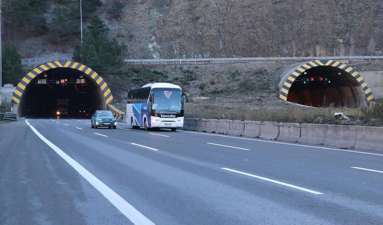 Bolu Dağı Tüneli’nin İstanbul yönü 5 saat ulaşıma kapatılacak