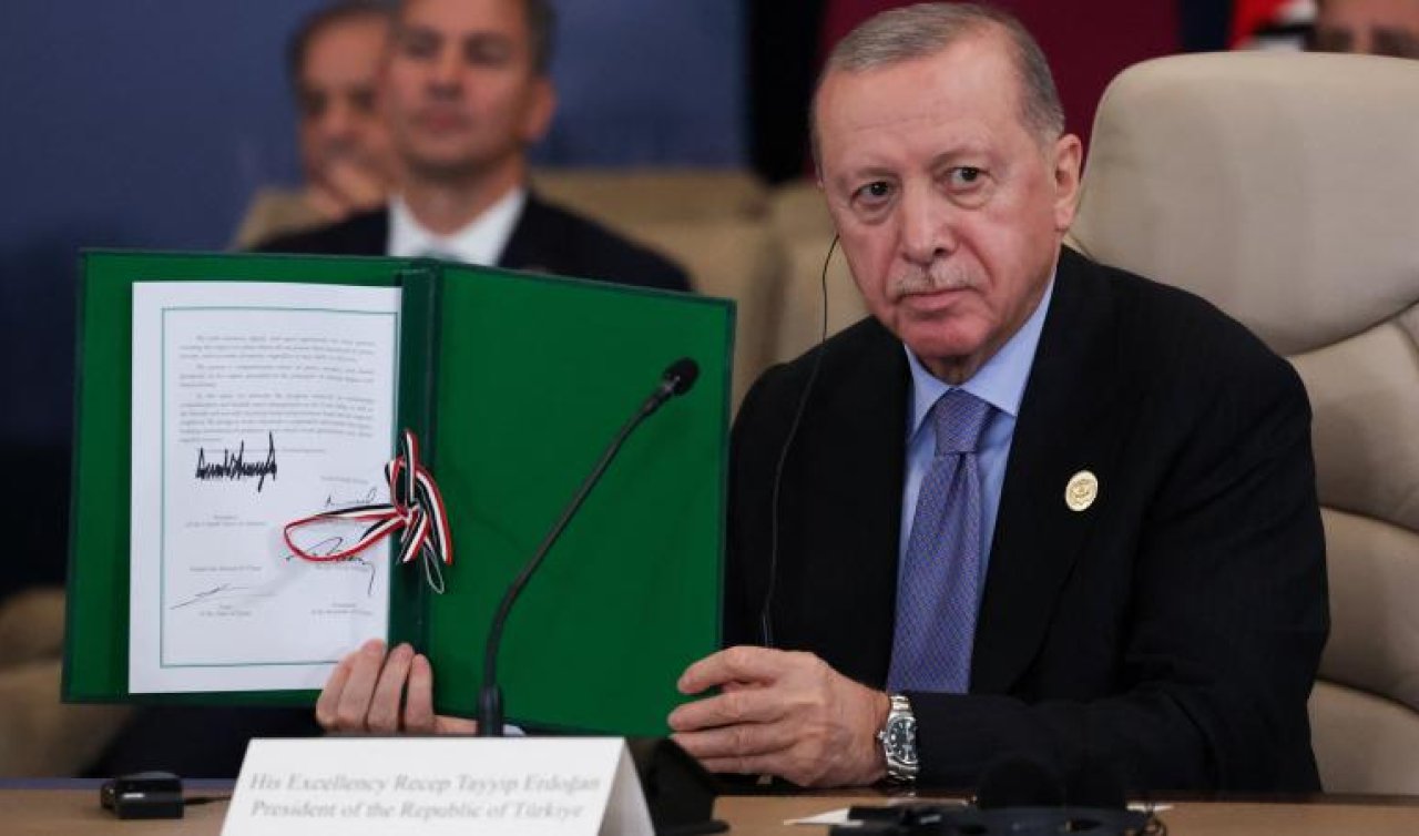 Cumhurbaşkanı Erdoğan “Şarm el-Şeyh Anlaşması’’nın imza törenine katıldı