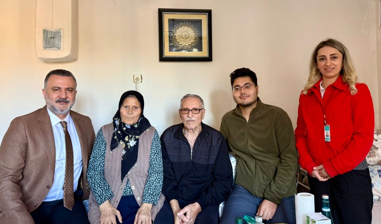 Konya’da evde sağlık hizmetine gönül dokunuşu