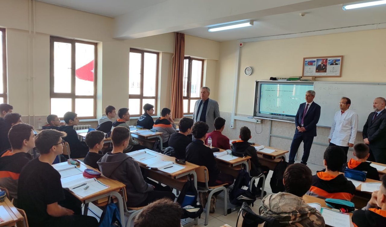 Konya İl Milli Eğitim Müdürü Murat Yiğit’ten okul ziyaretleri: Öğrenciler ve öğretmenlerle buluştu