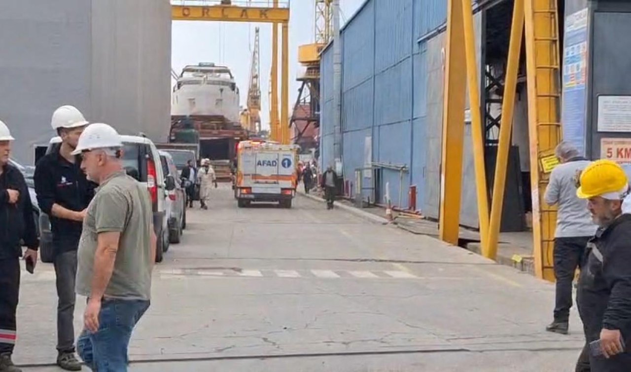 Tadilatı yapılan gemide patlama: 1 ölü 4 yaralı