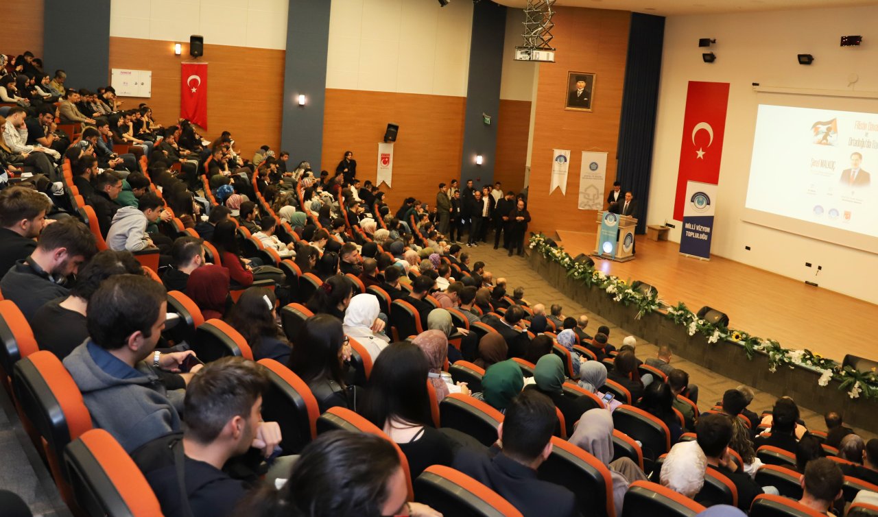 NEÜ’de Filistin konferansı: Filistin davası insanlığın vicdan meselesidir