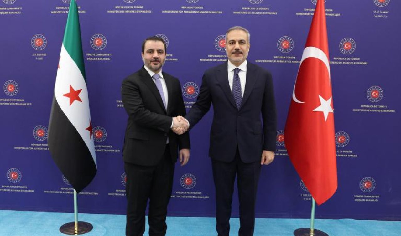 Dışişleri Bakanı Fidan, Suriyeli mevkidaşı Şeybani ile görüştü