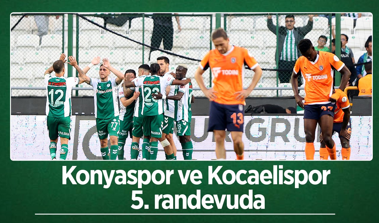 Konyaspor ve Kocaelispor 5. randevuda