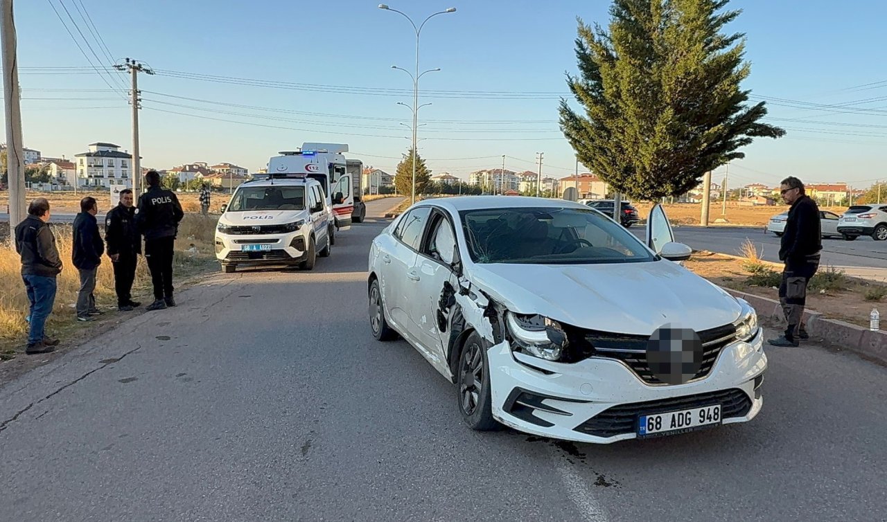 Otomobil ile tır çarpıştı: 1 yaralı