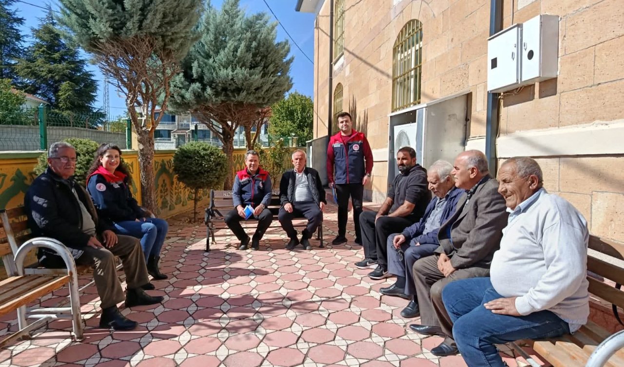 Konya’da ekipler sahada! Üreticiler bilgilendirildi 