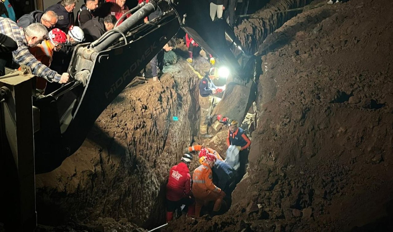 Göçük altında kalan 2 kişi hayatını kaybetti