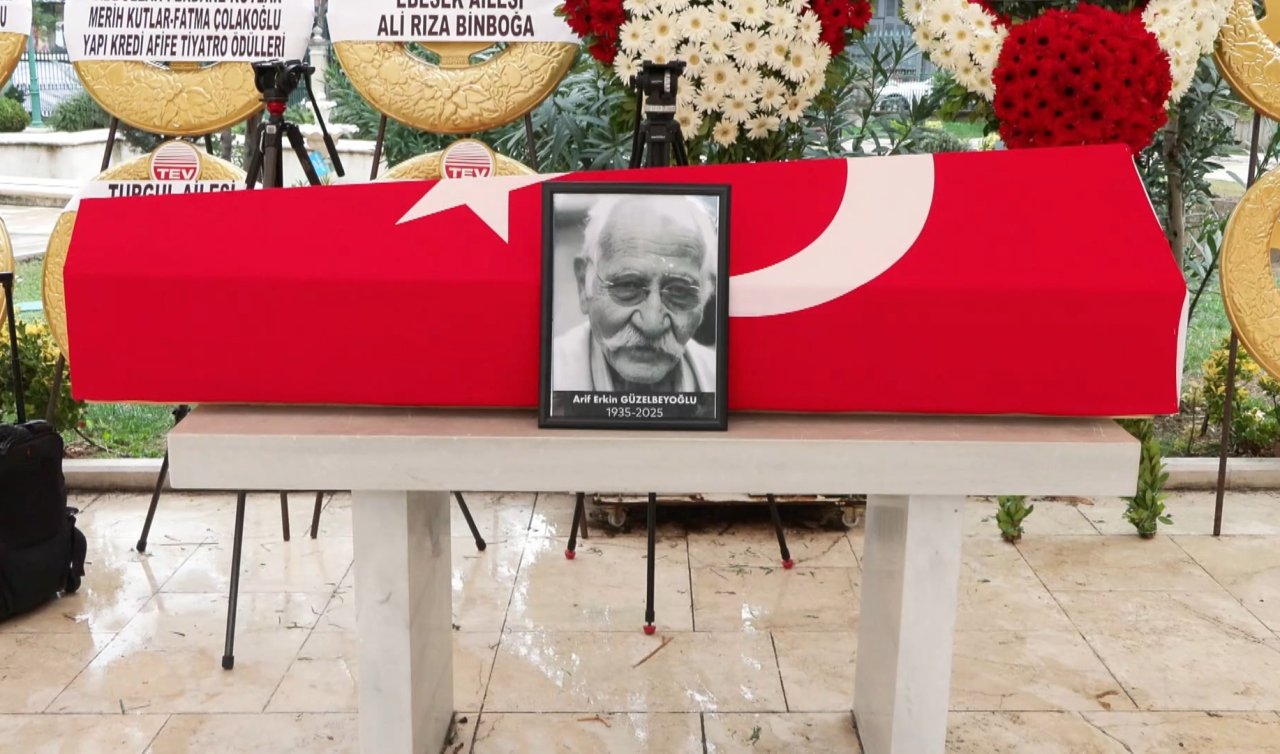 Oyuncu Arif Erkin Güzelbeyoğlu son yolculuğuna uğurlandı