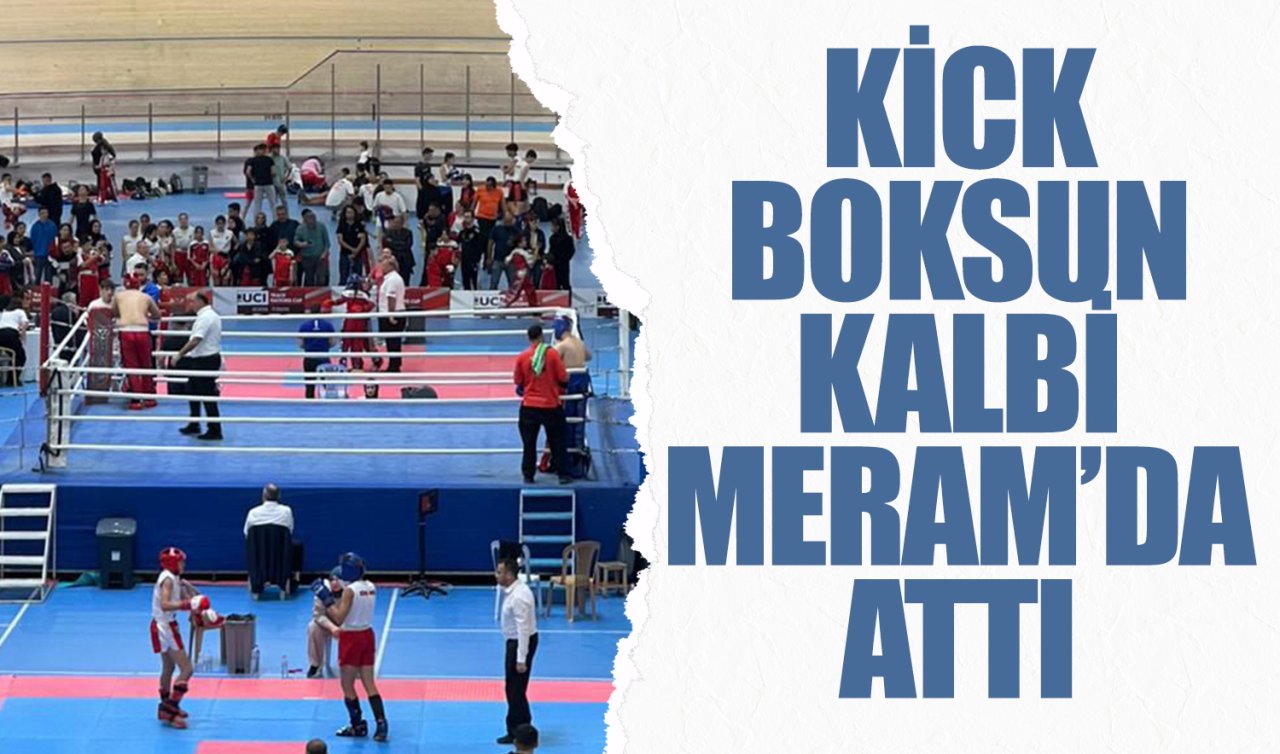Konya’da kick boks rüzgarı! Meram Belediyesi’nin turnuvası büyük ilgi gördü