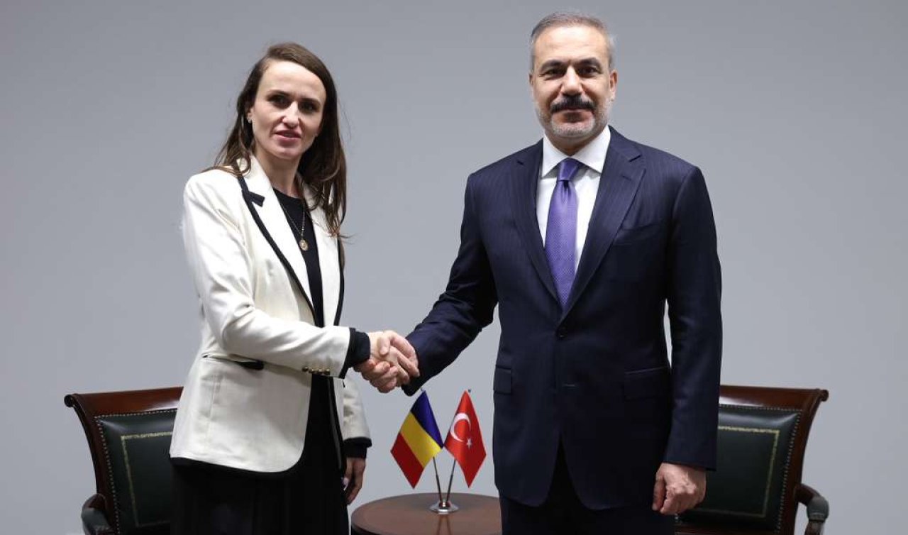 Bakan Fidan, Romanya Dışişleri Bakanı Toiu ile görüştü