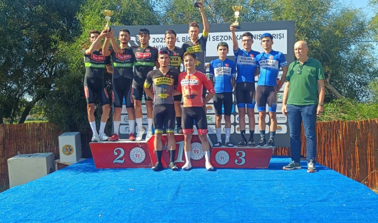 Büyükşehirli pedallar sezonu 7 madalya ile noktaladı