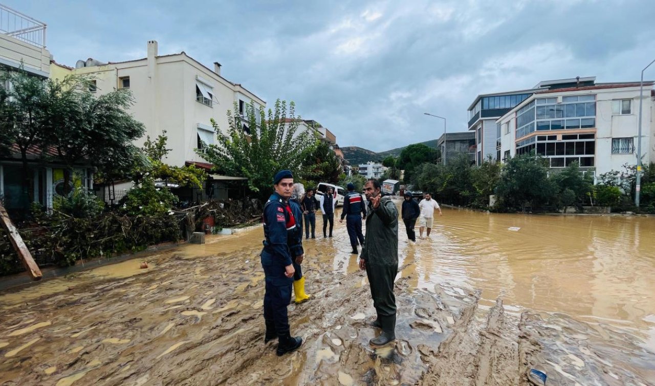 Foça’da selde kaybolan kişiyi arama çalışmaları sürüyor