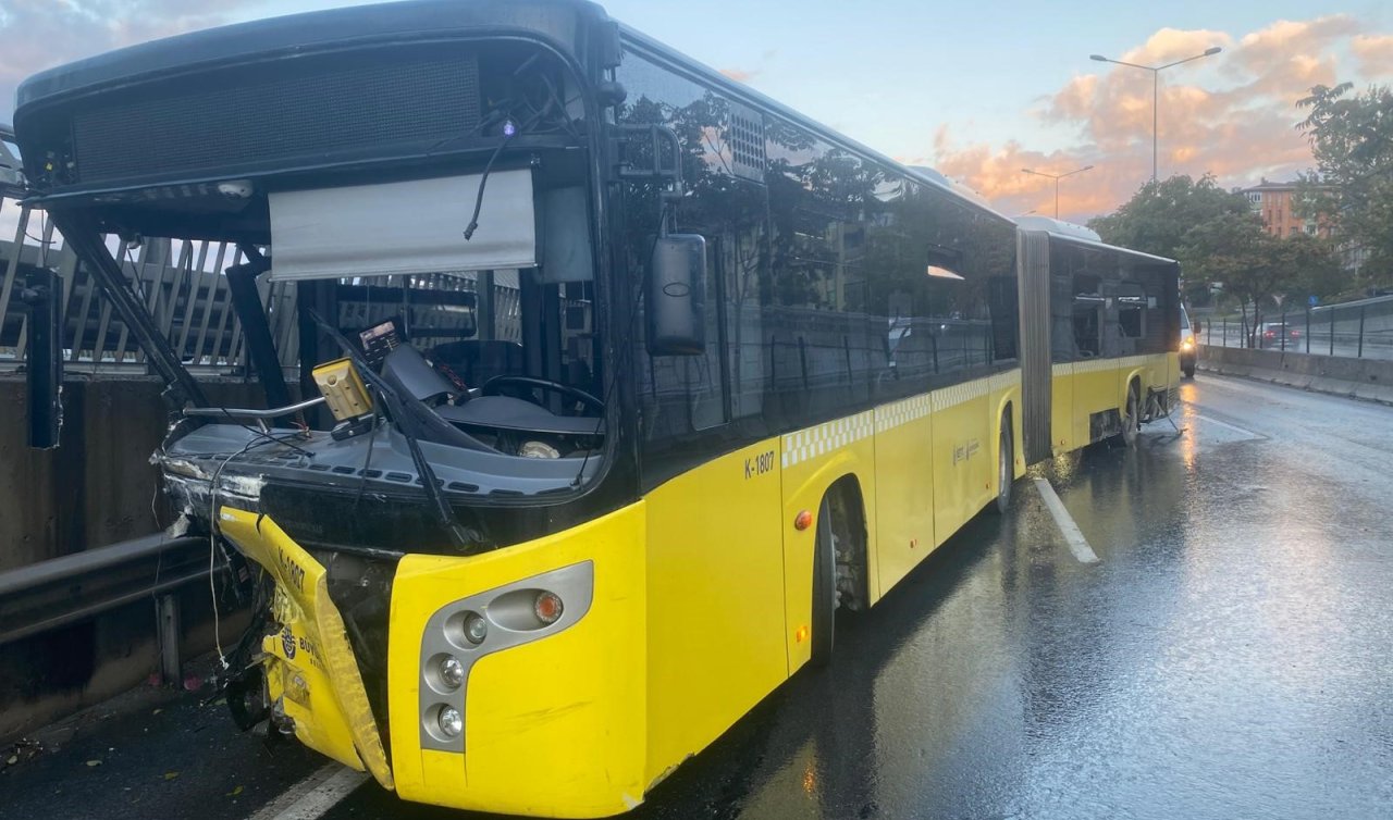 İstanbul’da alkollü İETT şoförü bariyerlere saplandı: 2 kişi yaralandı