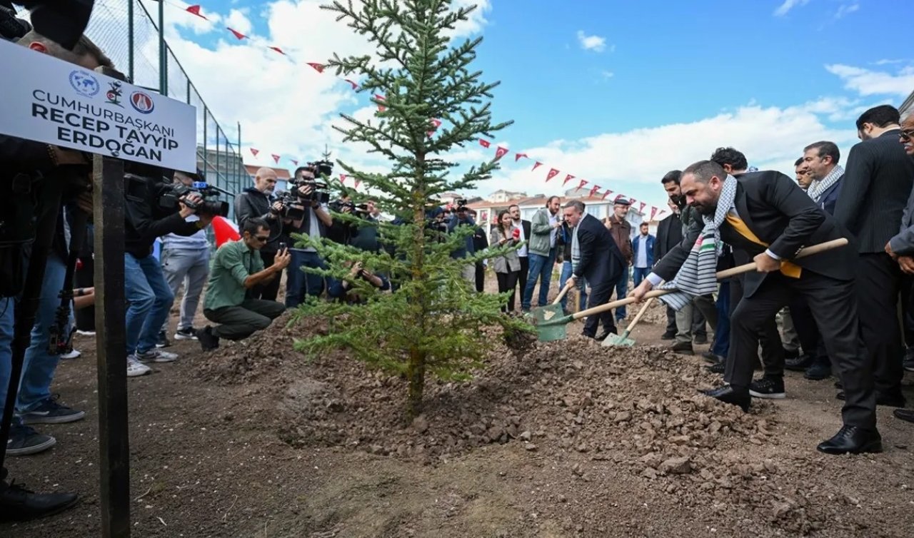 TÜBAf’tan Filistinli Şehit Gazeteciler Anısına Fidanlık