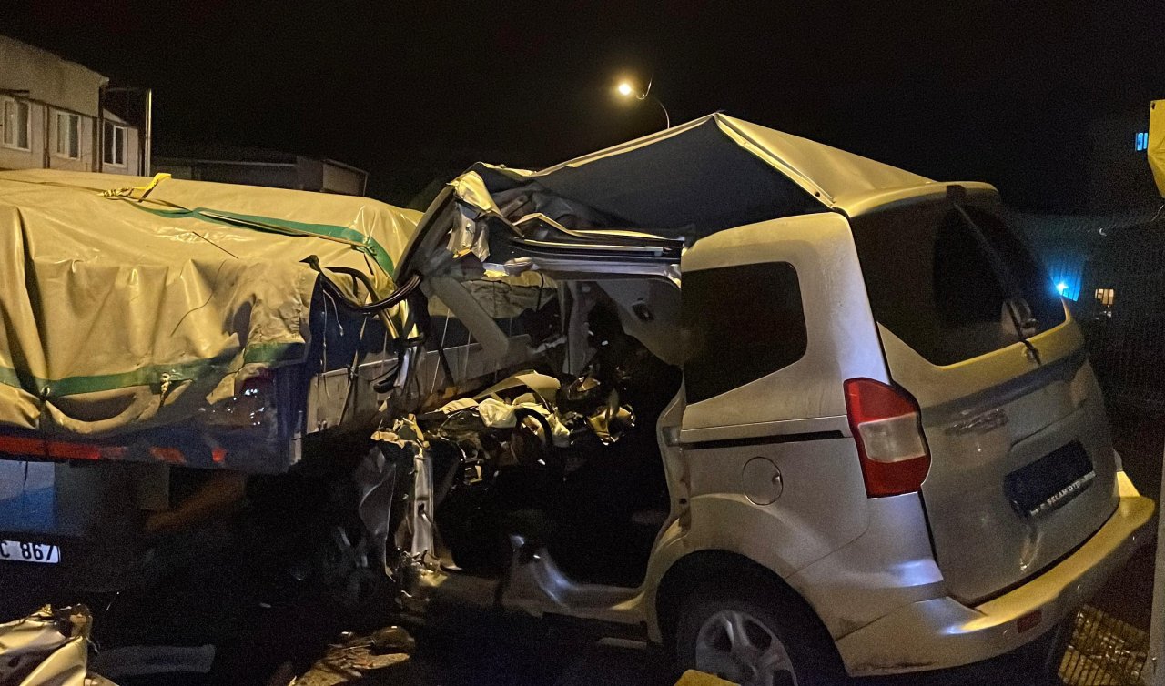 Polisin “dur’’ ihtarına uymayan sürücü TIR’a çarptı: 1 ölü