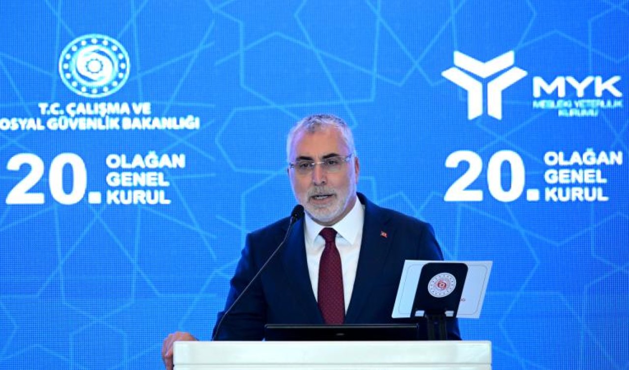 Bakan Işıkhan: 2,5 milyondan fazla çalışanımız MYK Belgesi sahibi oldu