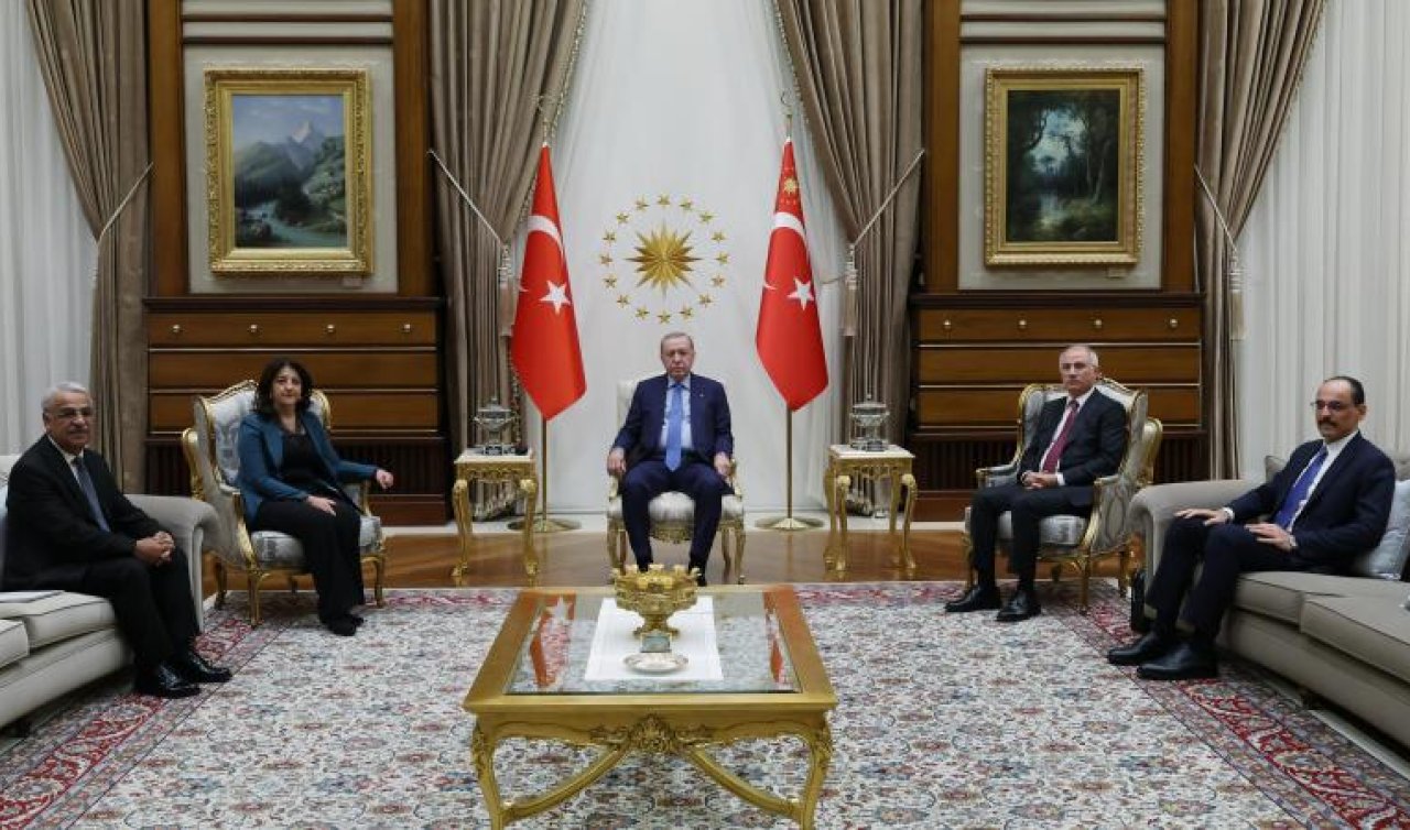 Cumhurbaşkanı Erdoğan DEM Parti heyetini kabul etti