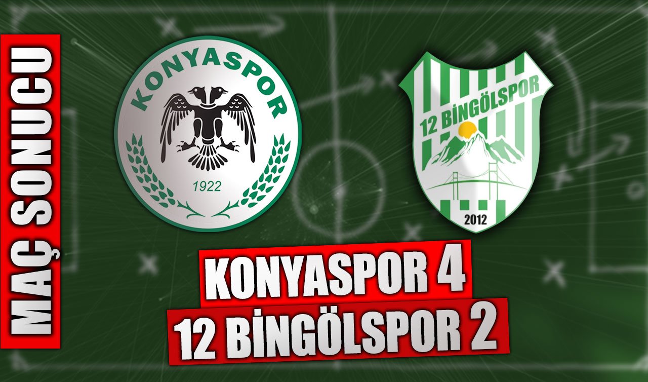 MAÇ SONUCU | Konyaspor 4-2 12 Bingöl Spor