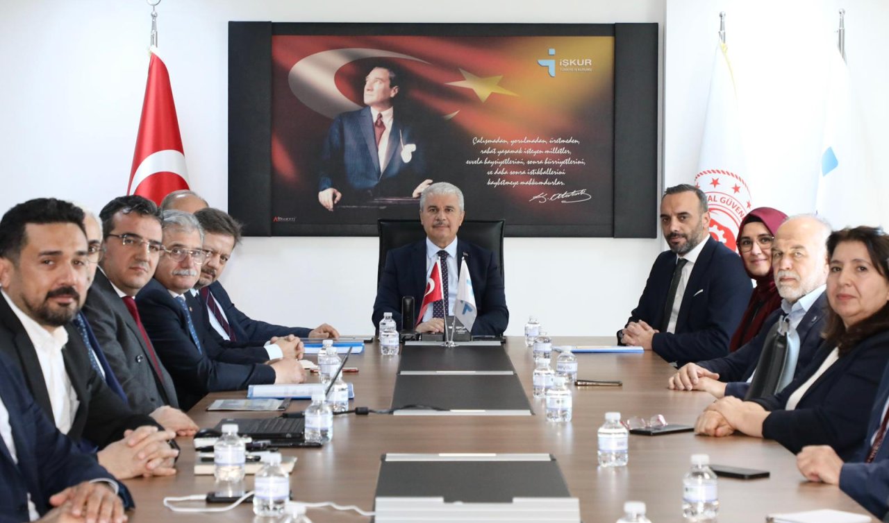 Konya’da İl İstihdam ve Mesleki Eğitim Kurulu toplandı