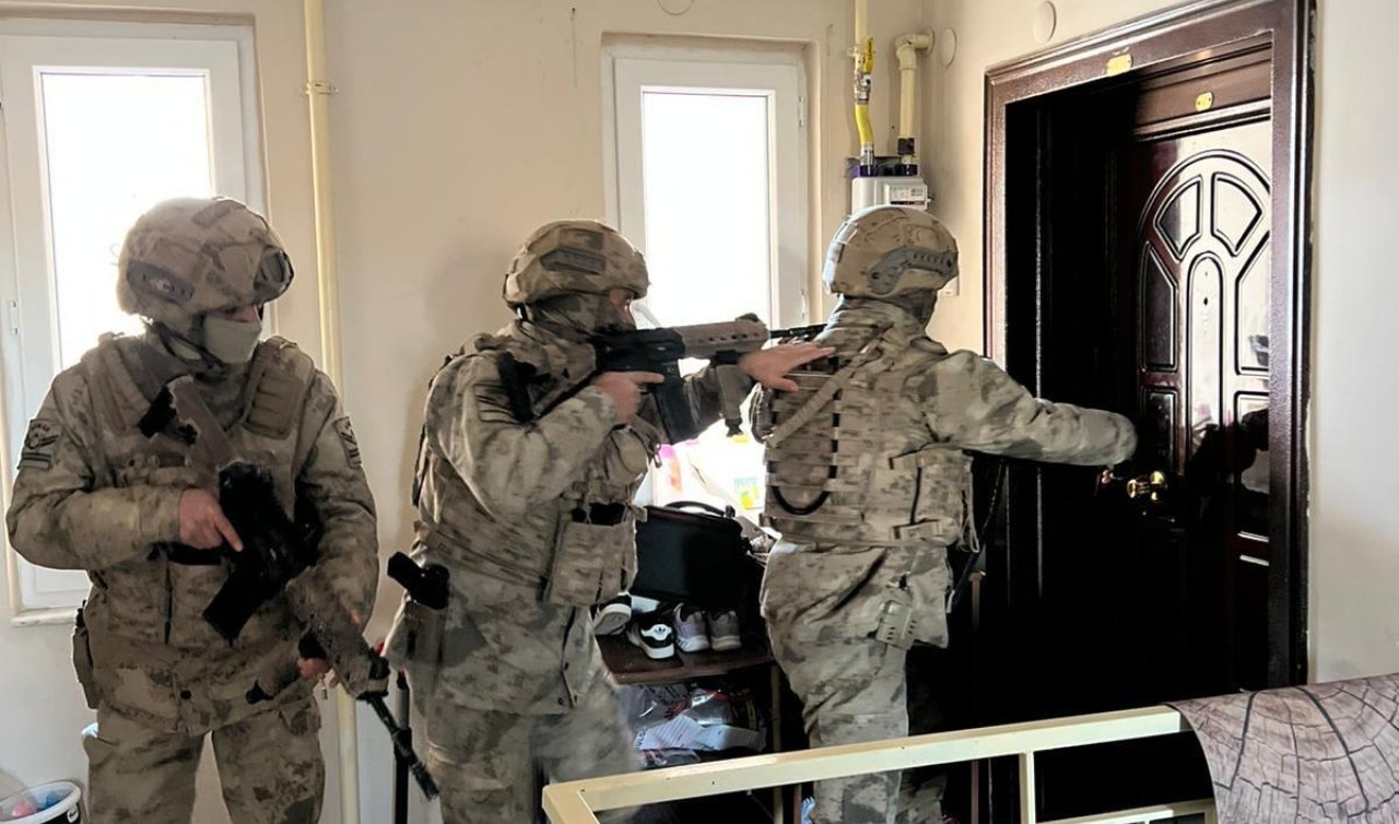 Jandarmanın düzenlediği uyuşturucu operasyonunda 10 şüpheli gözaltında!