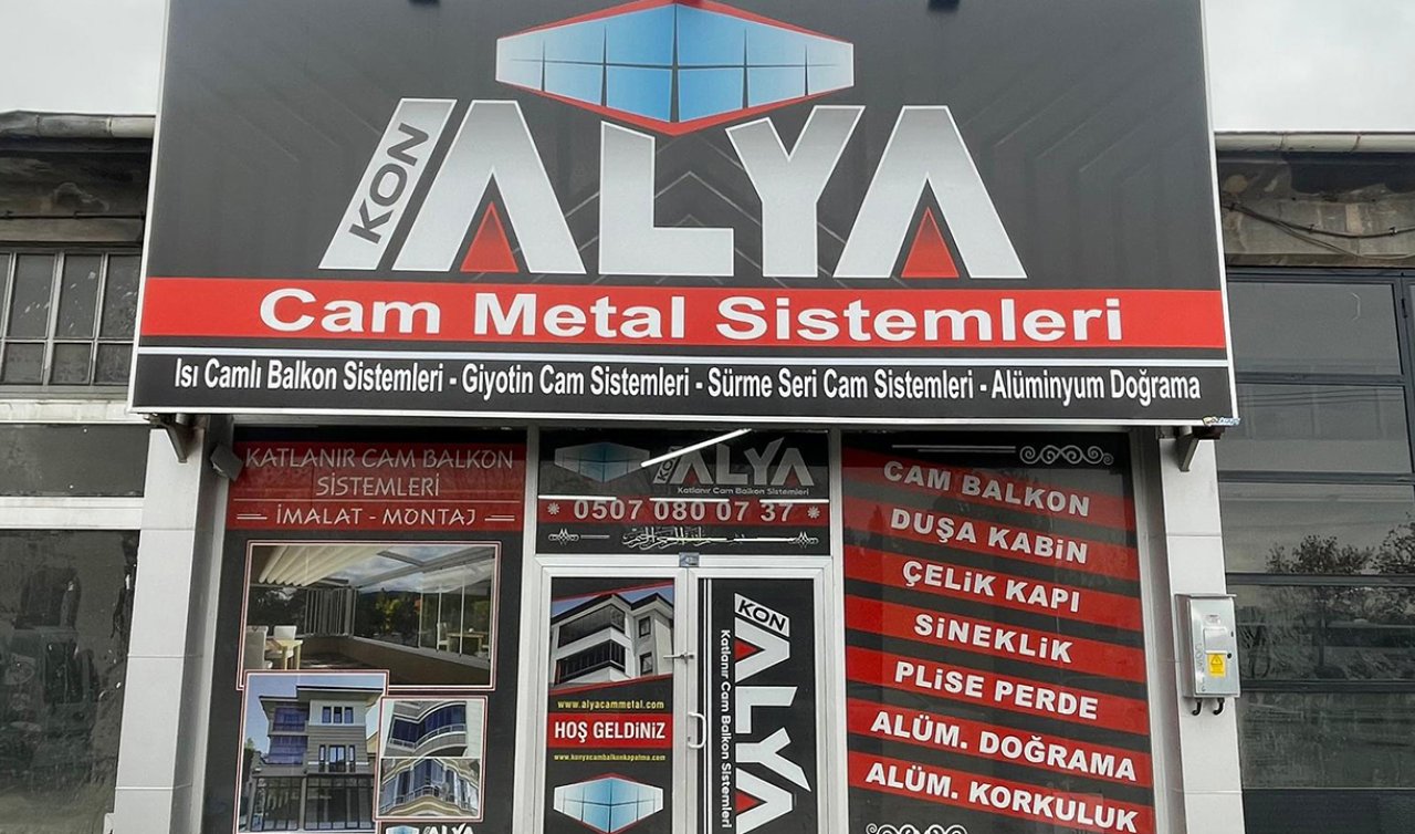  Konya Cam Balkon Sistemlerinde Kalitenin Adı: ALYA Cam Metal