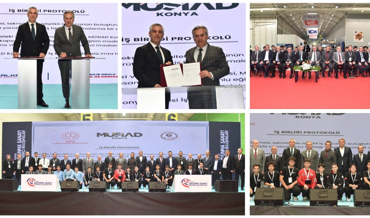 Konya’da mesleki eğitim için güç birliği: MÜSİAD ve Milli Eğitim el ele
