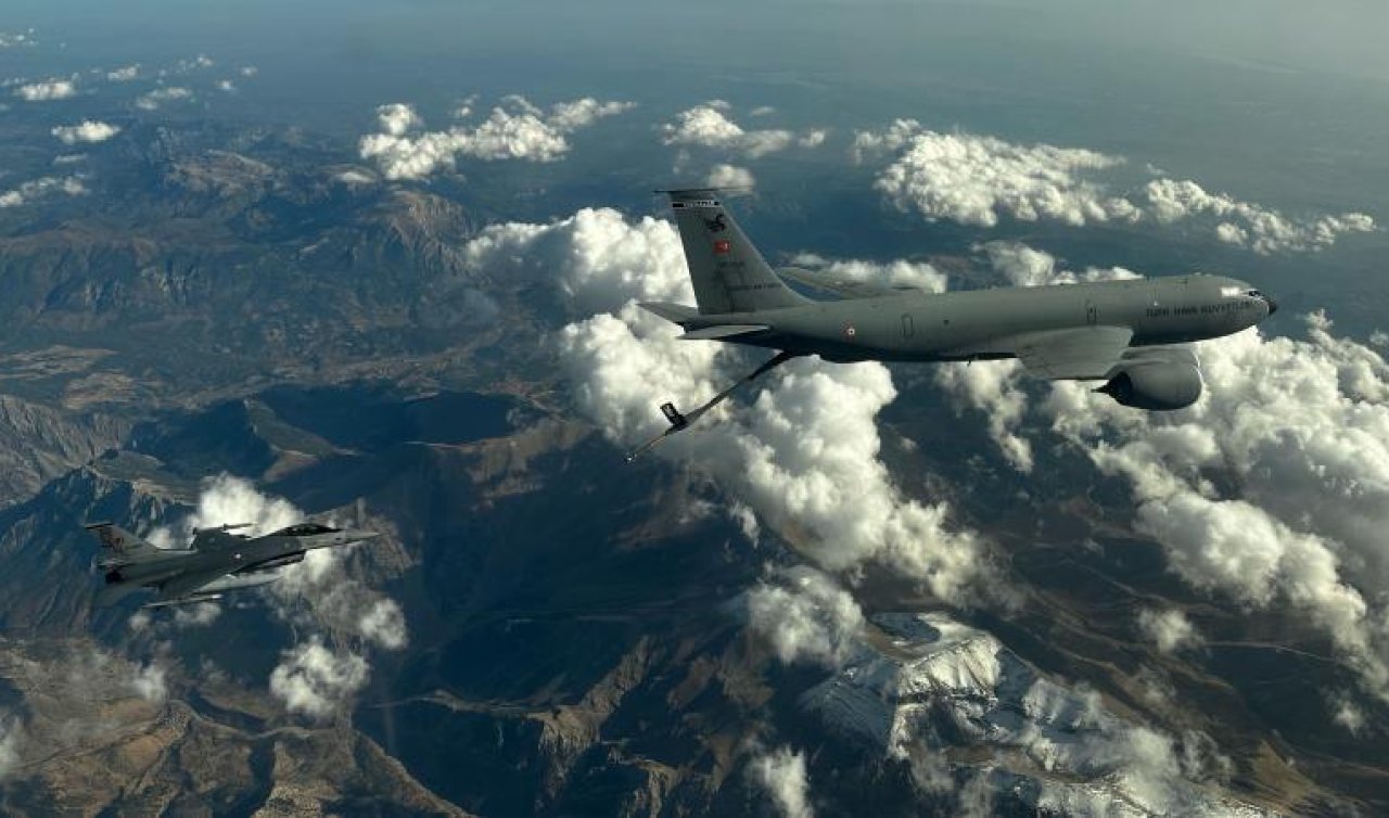 Hava Kuvvetlerinden Akdeniz’de eğitim uçuşu