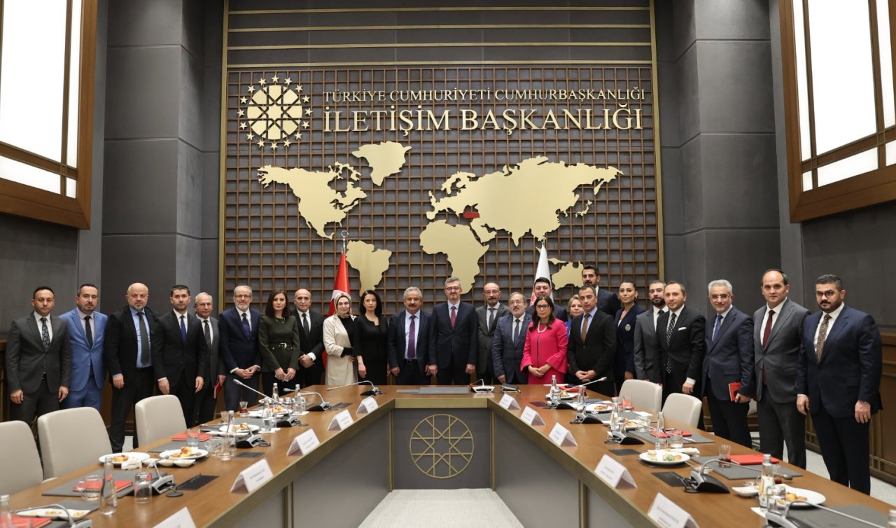 Türkiye Basın Federasyonu medyanın sorunlarını Burhanettin Duran’a aktardı!