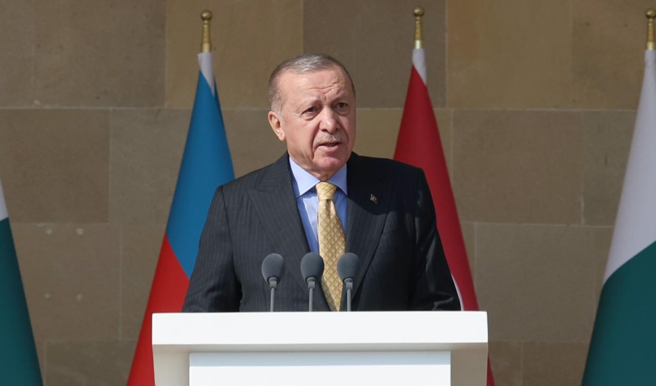 Cumhurbaşkanı Erdoğan: Karabağ Zaferi Türk dünyası için büyük bir gurur vesilesidir