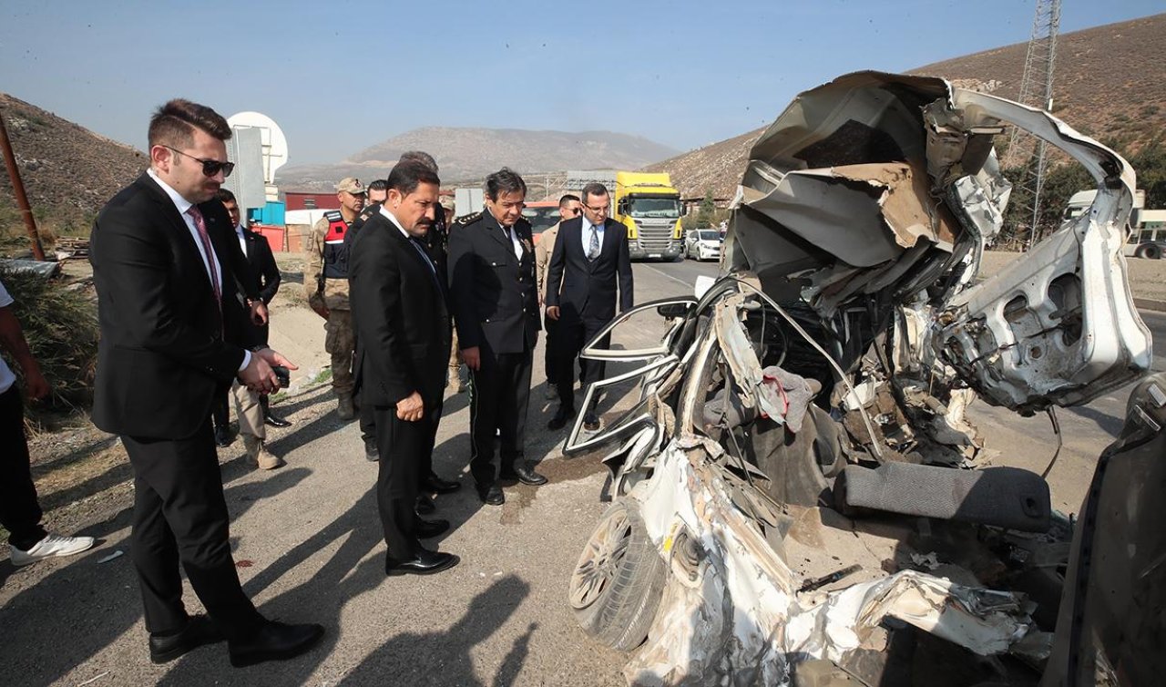 Kırmızı ışıkta bekleyen araçlara kamyon çarptı: Yaralılar var