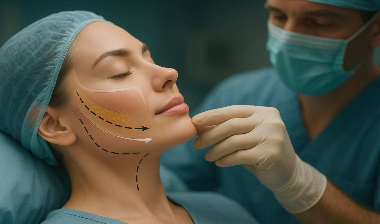  Yüz Germe Ameliyatı ile Dolgun ve Sıkı yüz Hatları