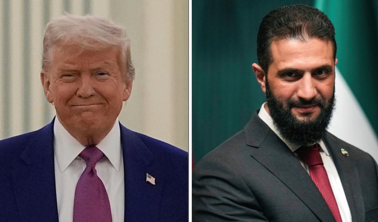 ABD Başkanı Trump ile Suriye Cumhurbaşkanı Şara arasındaki görüşme başladı